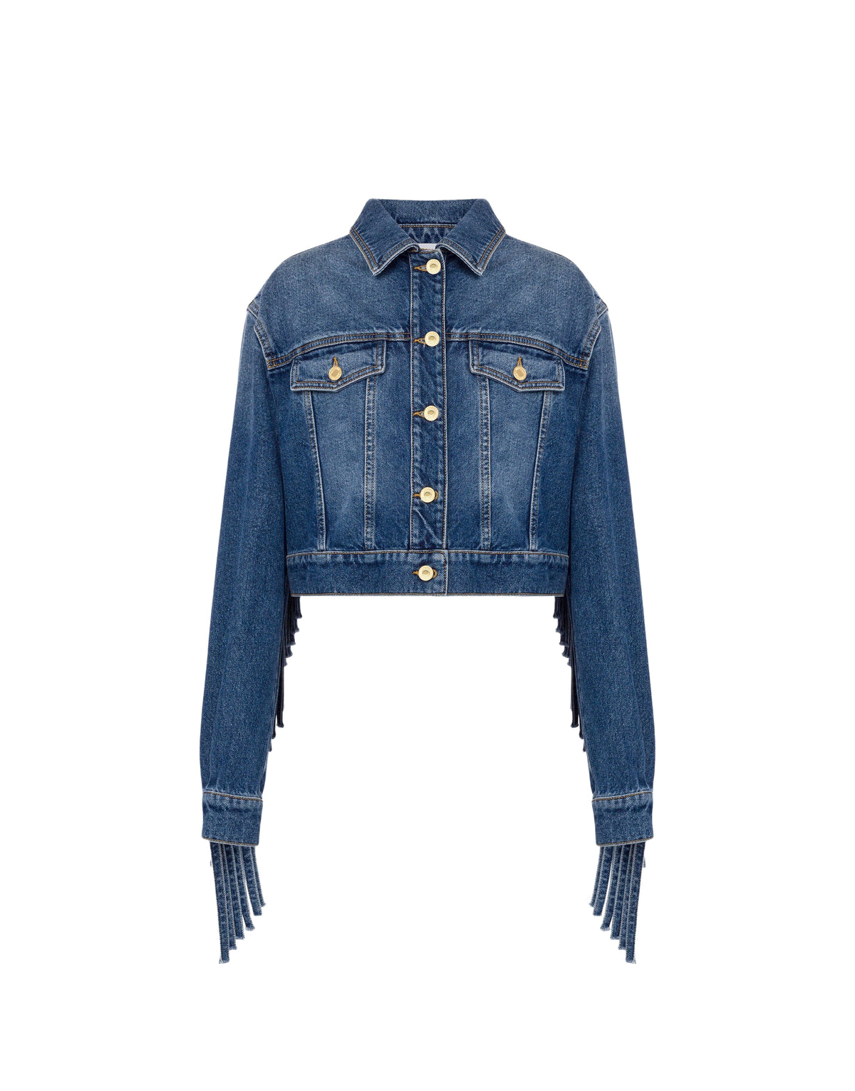 Veste courte en denim - Blue