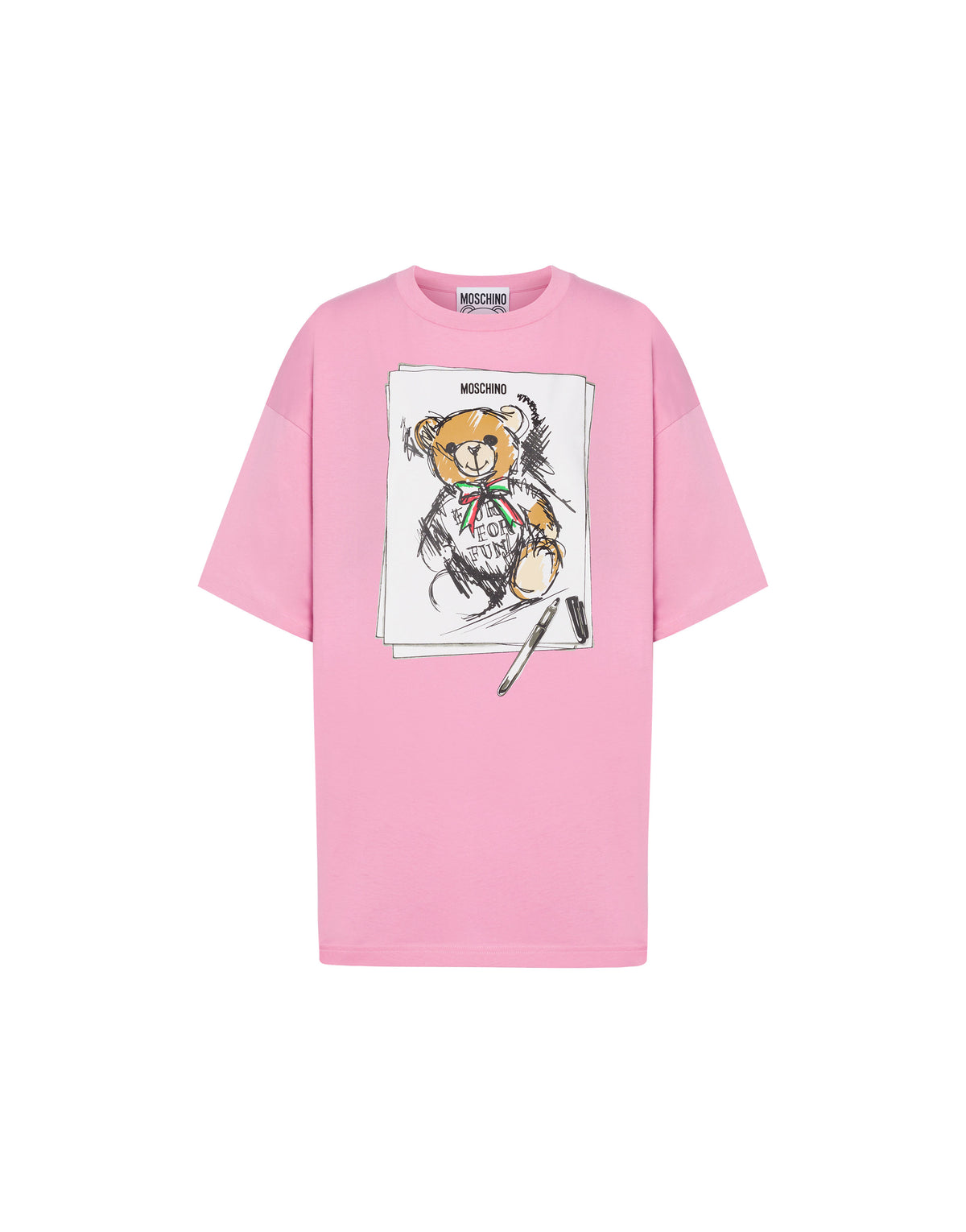 Moschino Teddy Bear oversized T-shirt - Pink