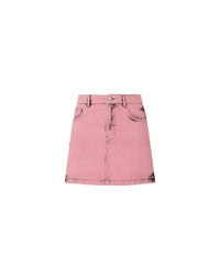 Mini jupe en denim - Pink