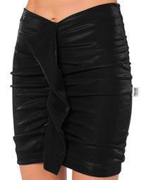 Mini jupe drapée - Black