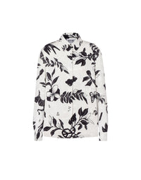 Chemise à imprimé Allover Symbols - White