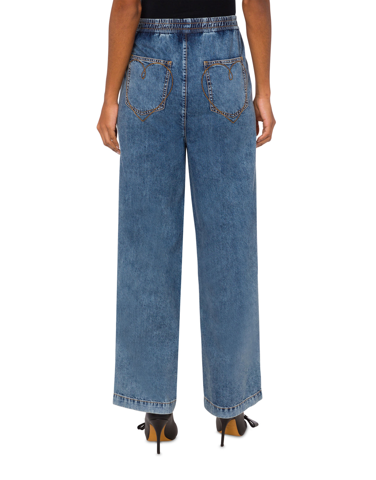 Heart Pockets Trousers

 - Blue
