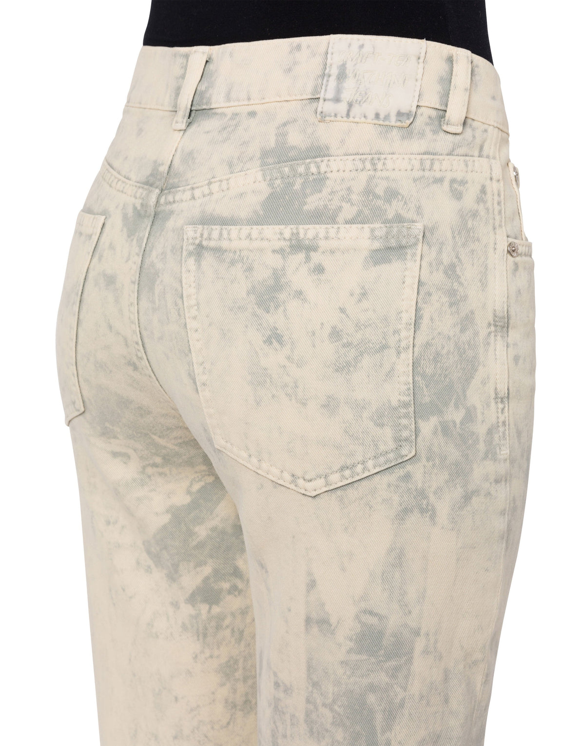 Pantalon court en denim - White