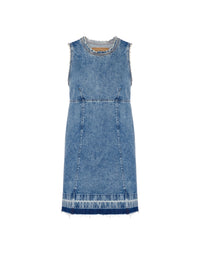 Robe courte en denim - Blue