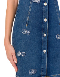 Robe en denim stretch - Blue