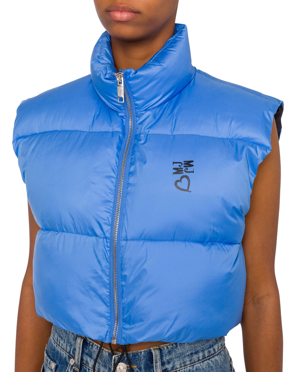 Waterproof padded vest

 - Blue