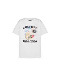 T-shirt Culture Take Away - White