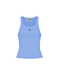 Cotton vest top - Blue