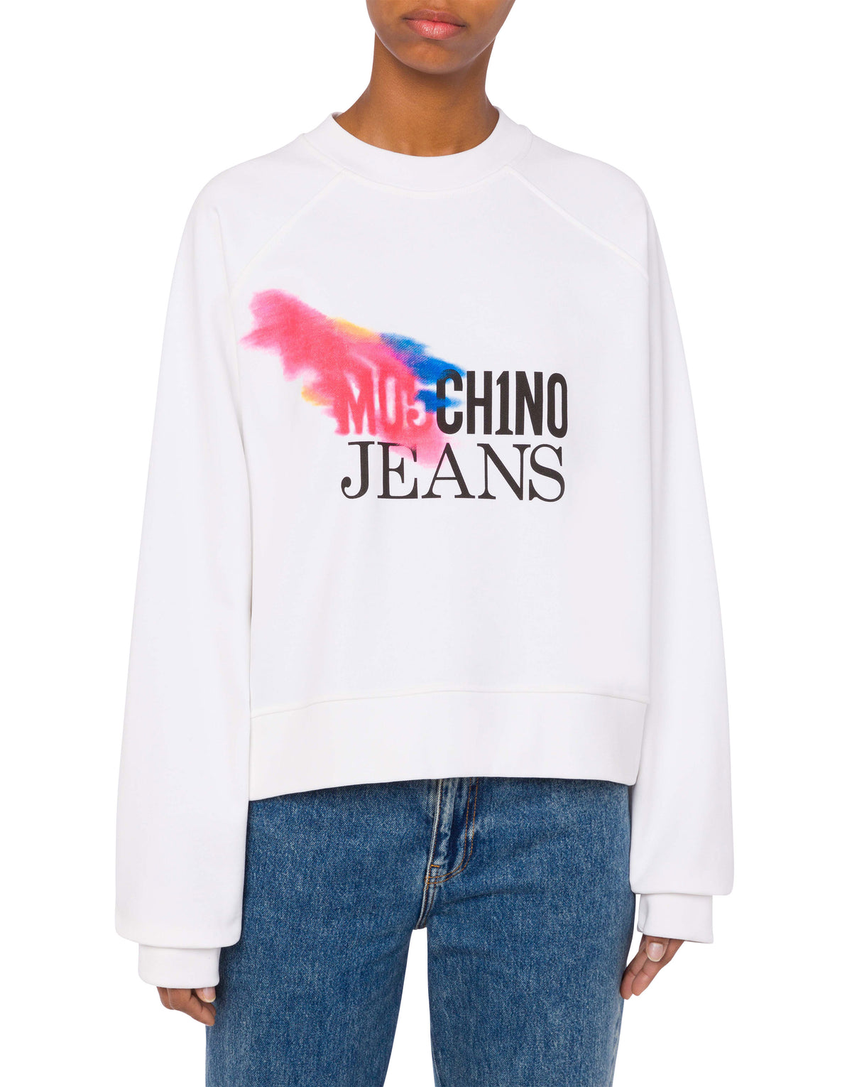Sweatshirt en coton - White
