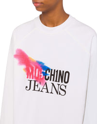 Sweatshirt en coton - White