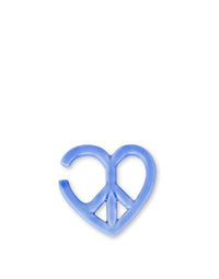 Peace & Love earring - Blue