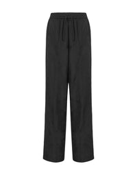 Relaxed-fit taffeta trousers - Black