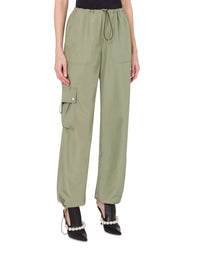 Pantalon en taffetas - Green