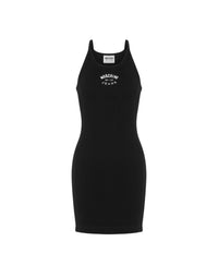 Robe courte en coton stretch - Black