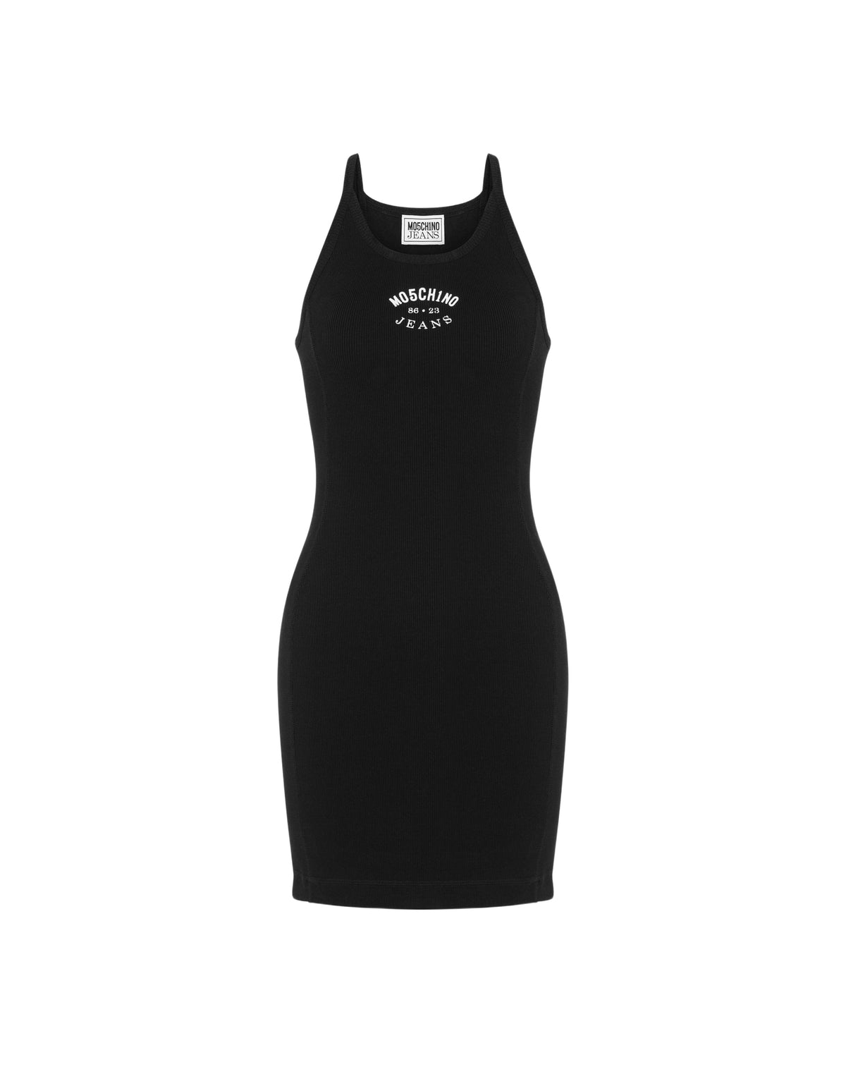 Robe courte en coton stretch - Black