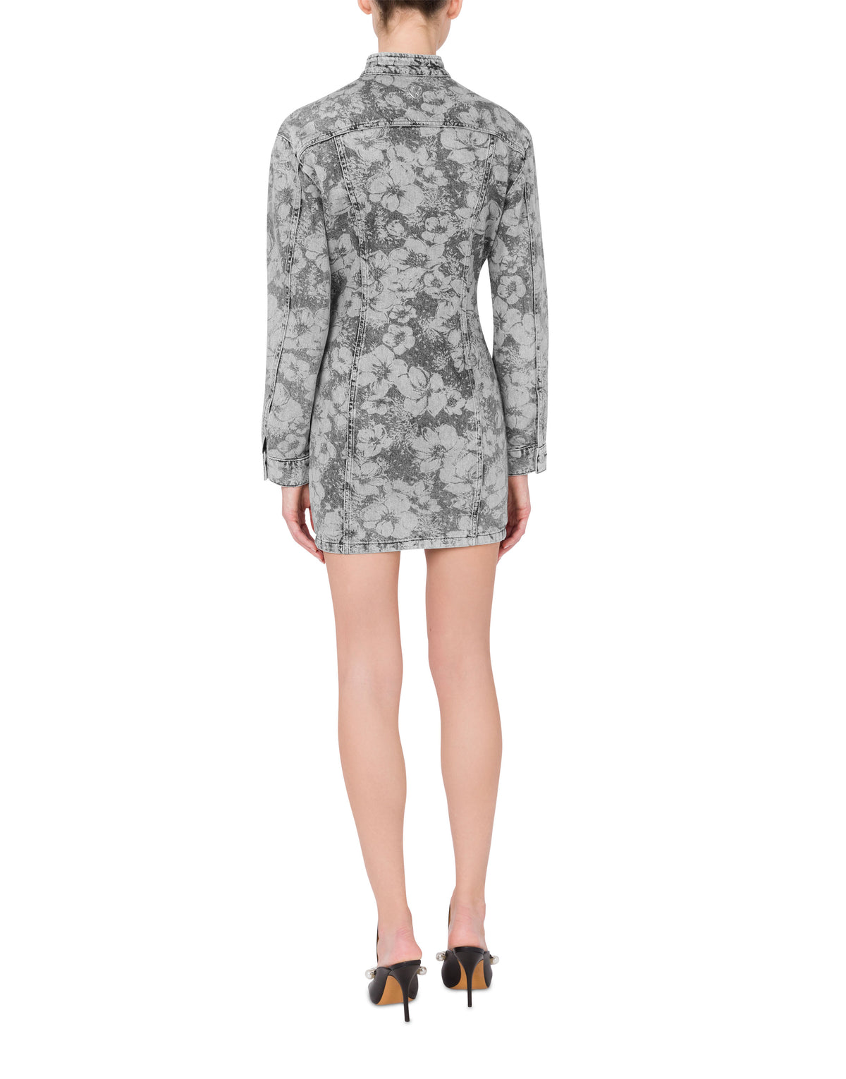 Robe courte en denim - Grey