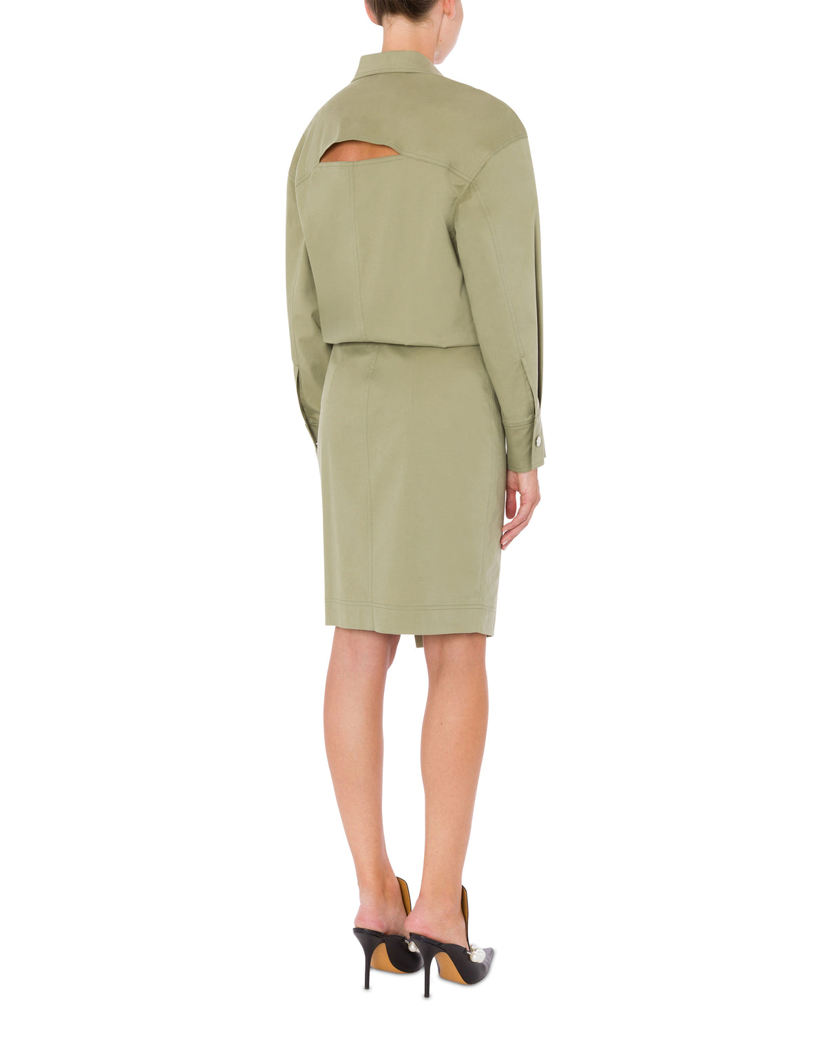 Robe en coton stretch - Green