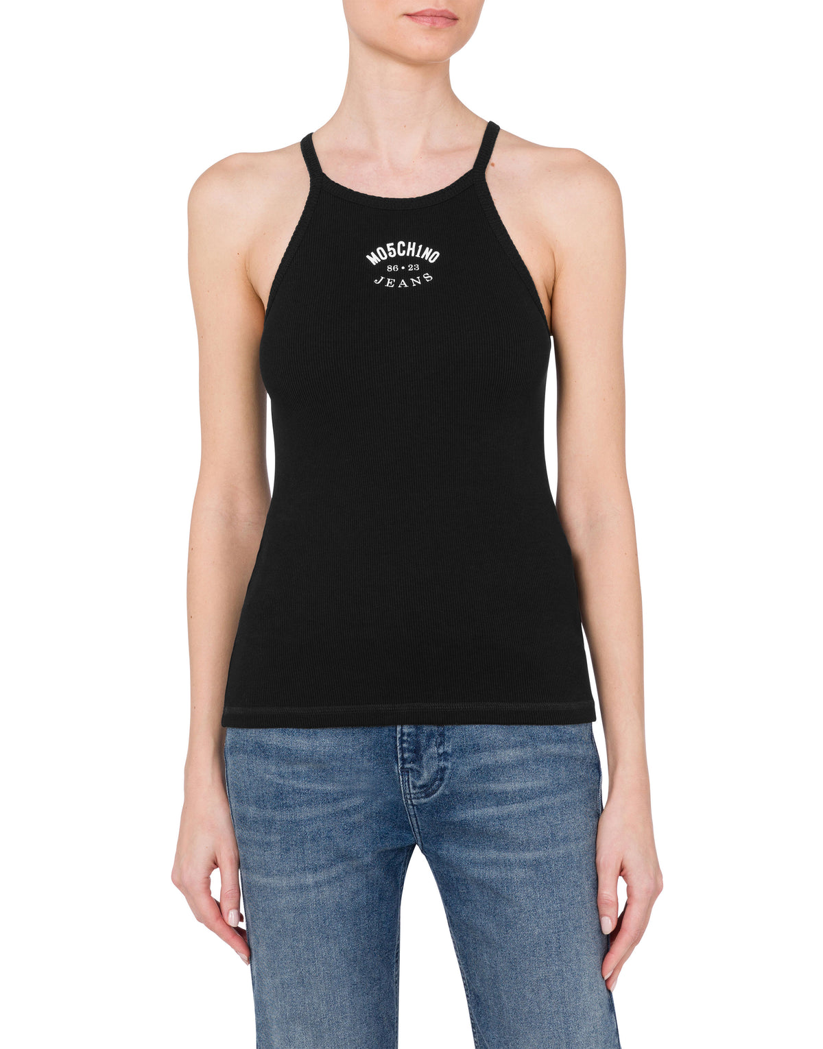 Débardeur en coton stretch - Black