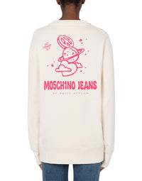 Crewneck sweatshirt Moschino Jeans - White