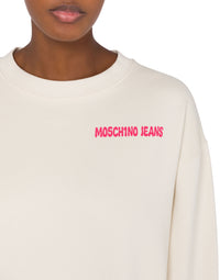 Crewneck sweatshirt Moschino Jeans - White