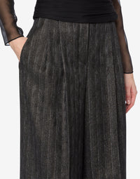 Pantalon taille basse à rayures - Dark Grey