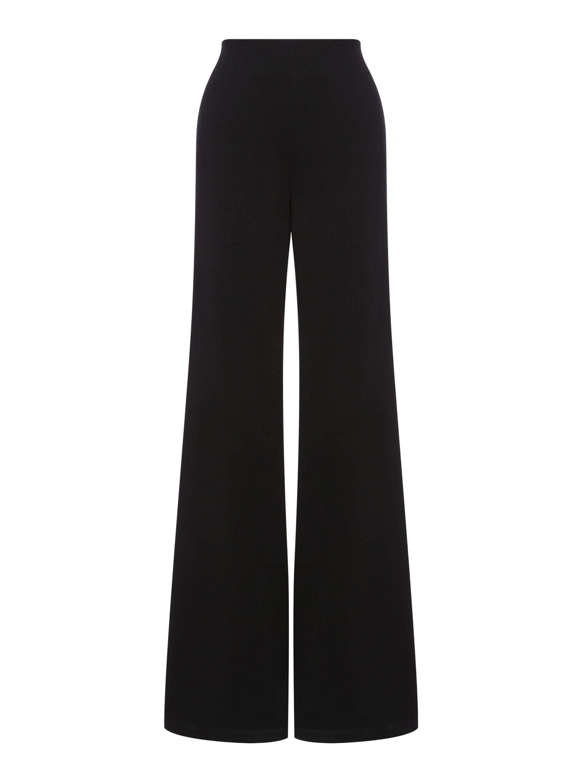 Pantalon en coton point milan - Black