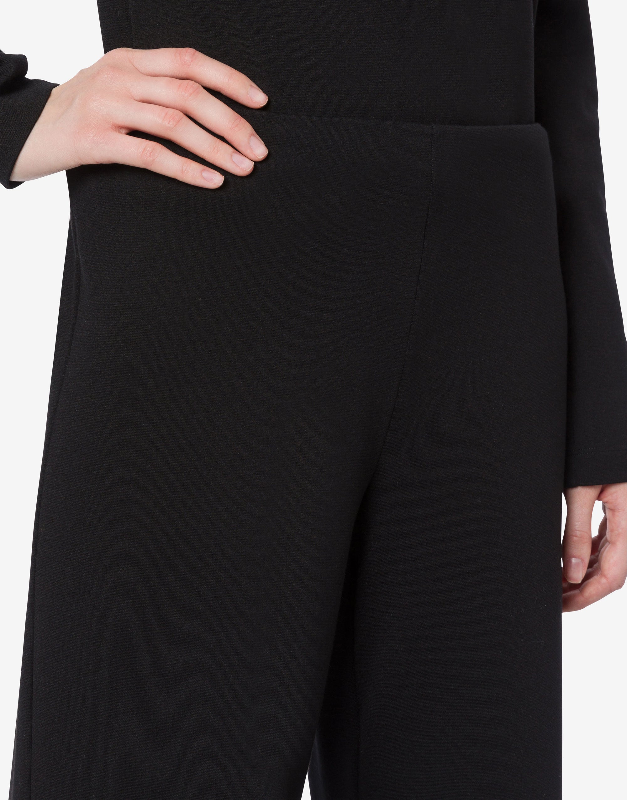 Pantalon en coton point milan - Black