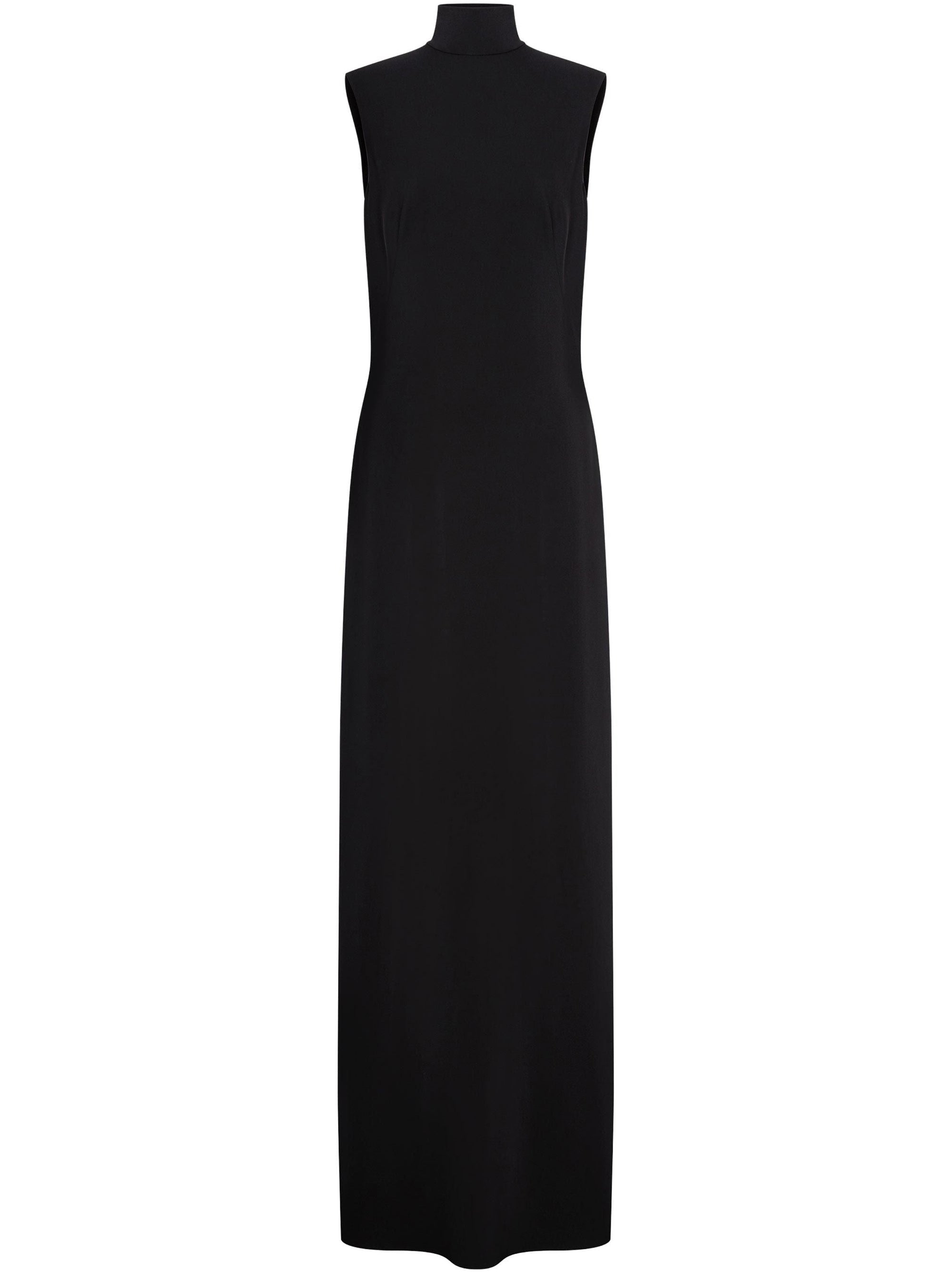 Robe longue fluide stretch - Black