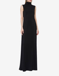 Robe longue fluide stretch - Black