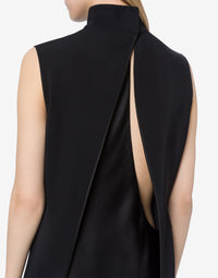Robe longue fluide stretch - Black