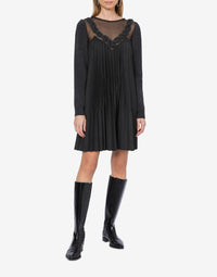 Robe courte à détails en laine - Dark Grey
