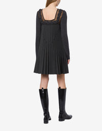 Robe courte à détails en laine - Dark Grey