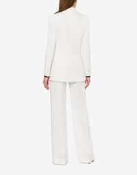 Veste croisée stretch - Ivory