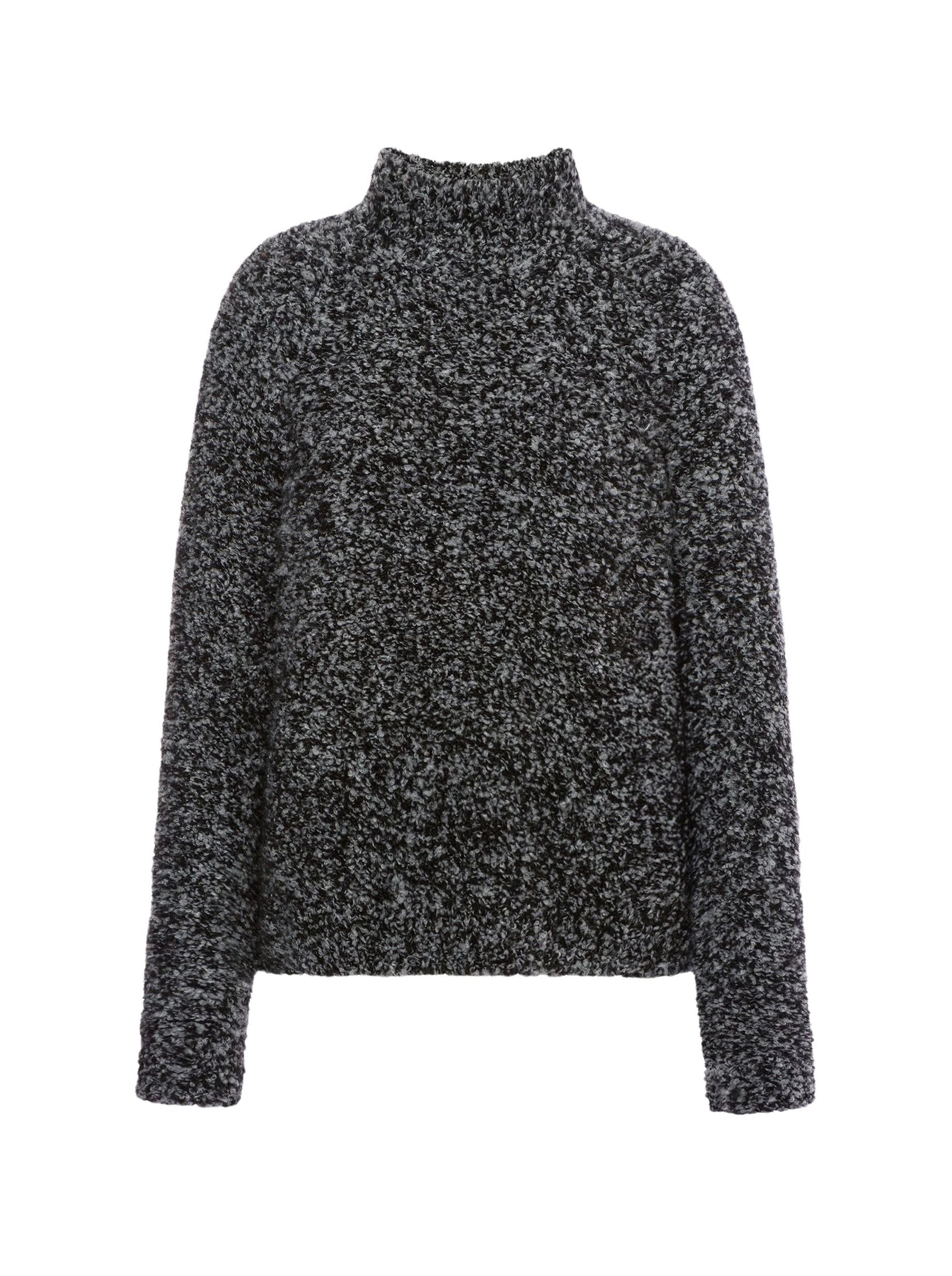 Pull en laine bouclé - Dark Grey