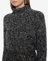 Pull en laine bouclé - Dark Grey