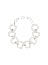 Collier ras-du-cou à strass - Silver