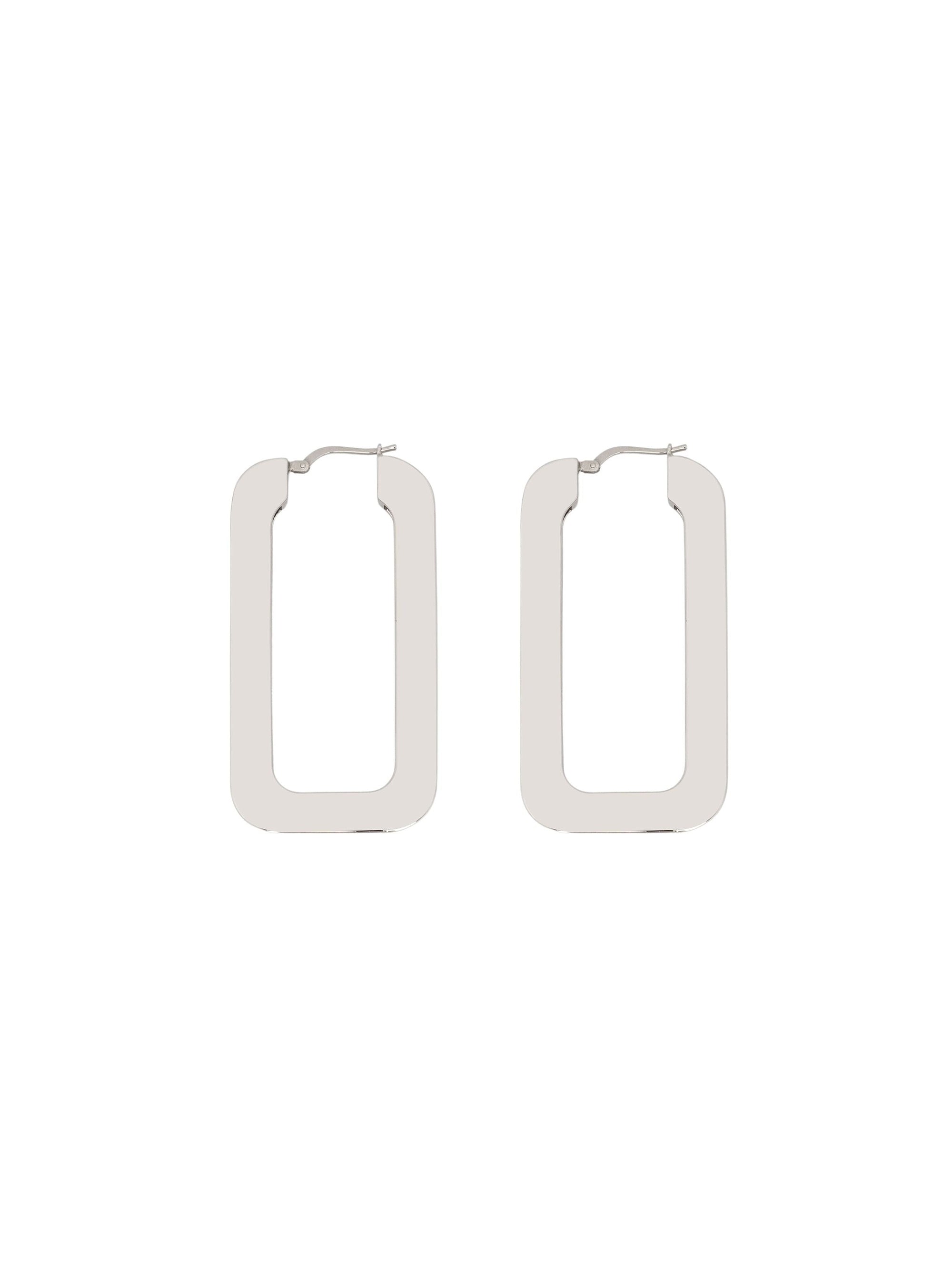 Boucles d’oreilles en métal - Silver