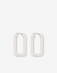 Boucles d’oreilles en métal - Silver