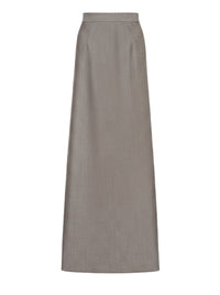 Jupe longue en tweed de laine - Fantasy Purple