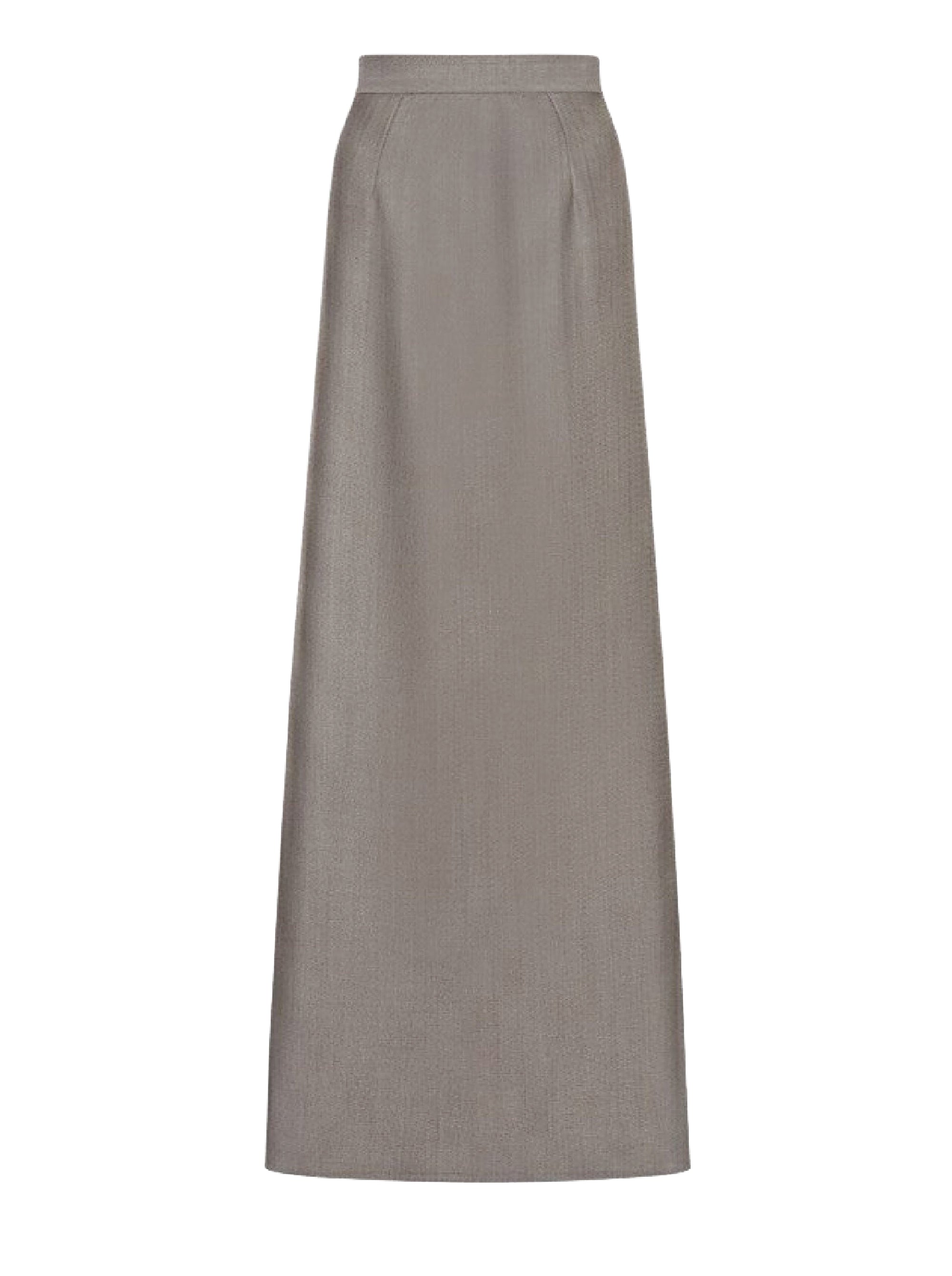 Jupe longue en tweed de laine - Fantasy Purple