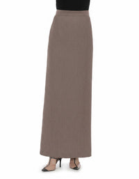 Jupe longue en tweed de laine - Fantasy Purple
