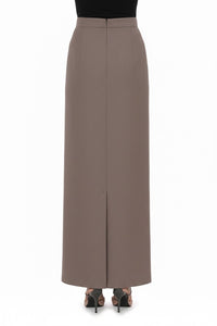 Jupe longue en tweed de laine - Fantasy Purple