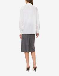 Jupe midi en laine - Grey