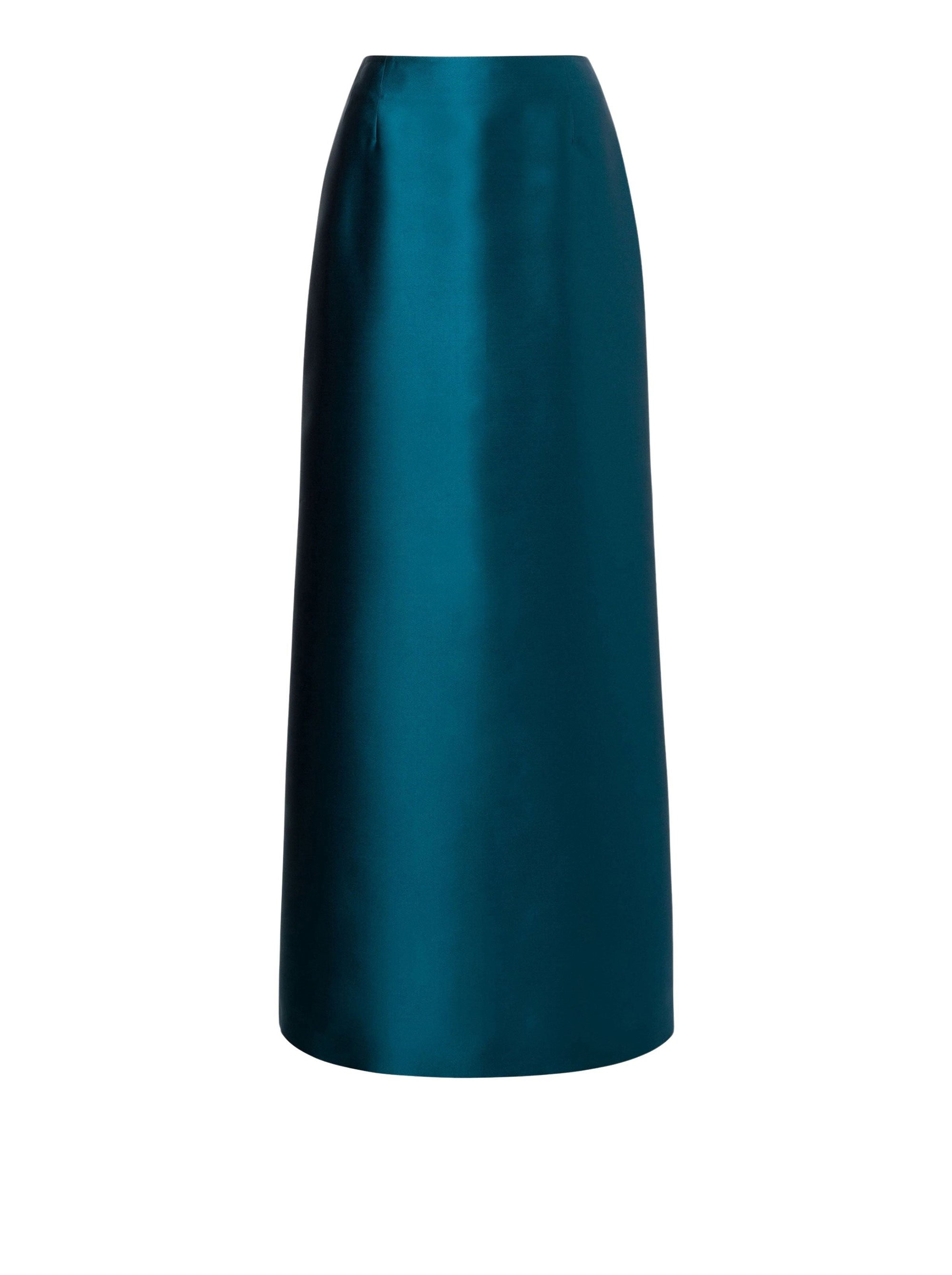 Jupe longue taille haute - Blue