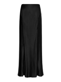 Silk blend midi skirt - Black