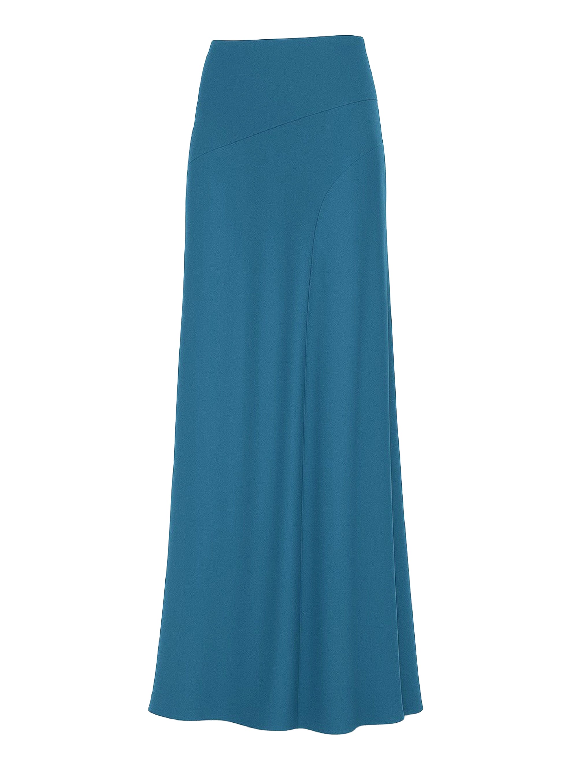 Long skirt in silk blend - Grey
