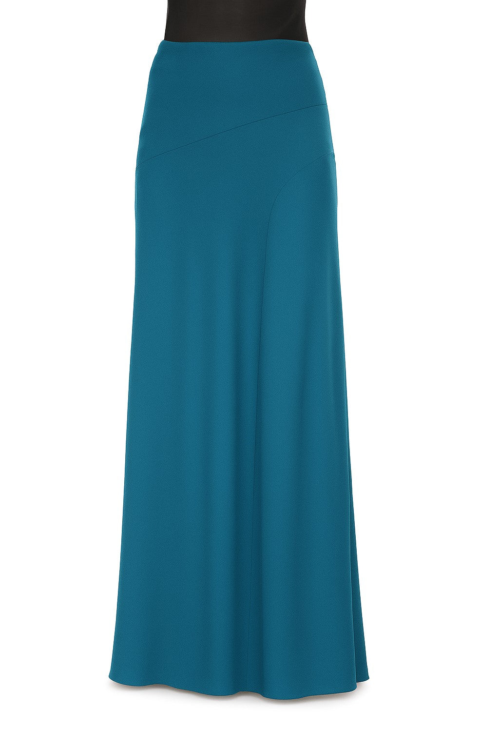 Long skirt in silk blend - Grey