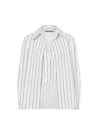 Chemise en foret rayé avec gilet - Fantasy & White
