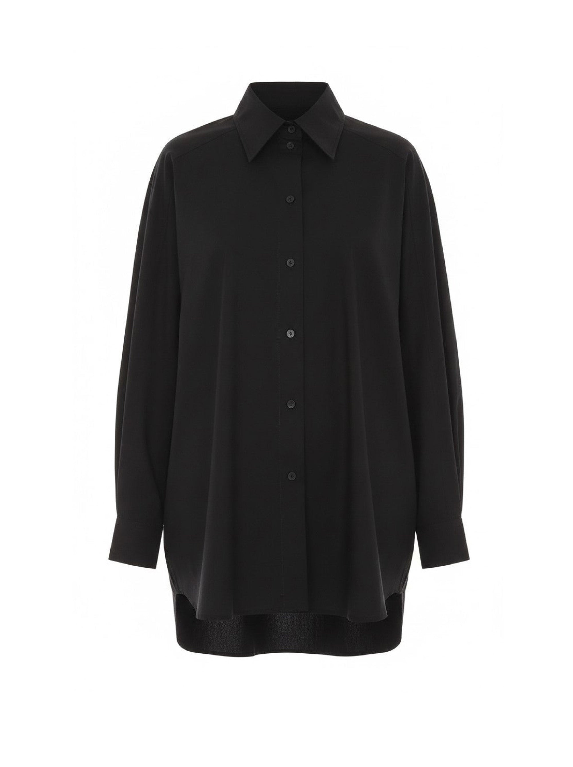 Chemise oversize en popeline - Black