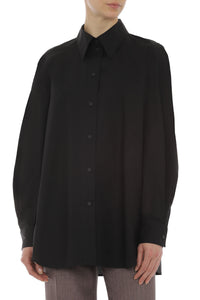 Chemise oversize en popeline - Black